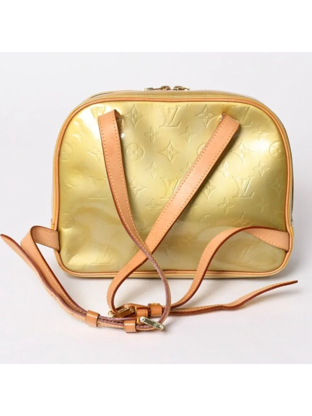Louis Vuitton Murray Marley Backpack Monogram Vernis Yellow Brown